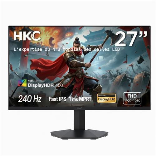 Ecran PC Gaming HKC G27H3D 27 240 Hz Full HD