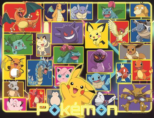 Puzzle Ravensburger Pokémon lumineux 2000 piecès
