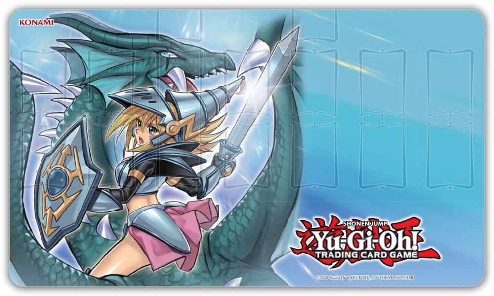 Tapis De Jeu Yu-Gi-Oh! – Magicienne Noire & Magicien Noir, 600x350 Mm, Sac Offer, Caoutchouc Naturel