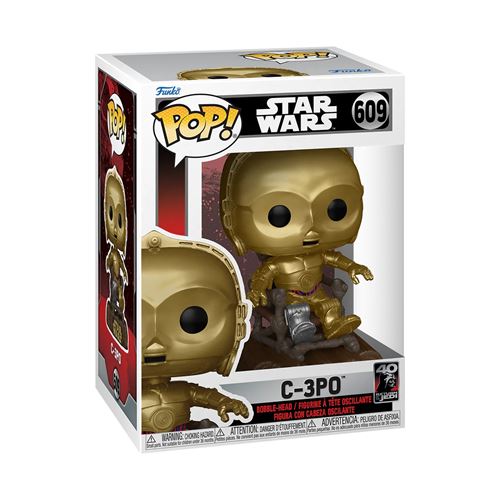 Funko/Fig Figurine Funko Pop Star Wars Return Of The Jedi 40Th C3p0 In Chair - Image 1