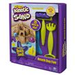 Sable Magique Kinetic Sand - Coffret Plage 340g + Accessoires - Jouet Sensoriel Dès 3 Ans