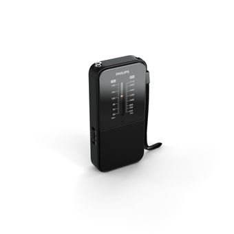 Philips TAR1509 Draagbare FM/MW Radio – Analoog Afstemmen, Helder Geluid, Batterijgevoed, Met Koptelefoonpoort