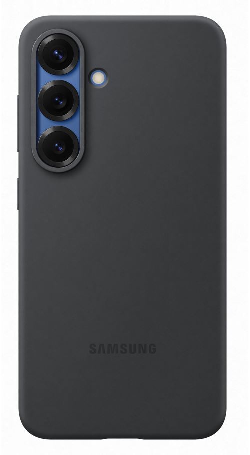 Coque en silicone pour Samsung Galaxy S25 Noir