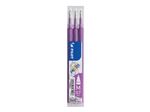 Lot de 3 recharges Pilot Pen Frixion 07 Mauve