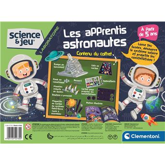 Jeu de sciences et d'expérience Clementoni Les Apprentis astronautes