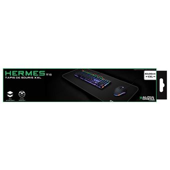 Tapis de souris Alpha Omega Players Hermes XXL Noir