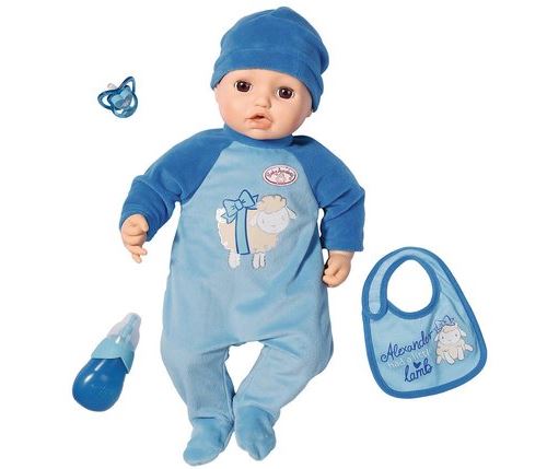 Poupon Baby Annabell Alexander Bleu 43 cm