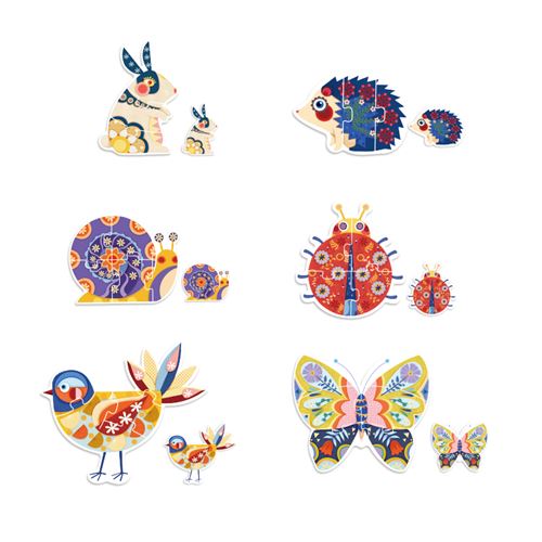 Mon 1er puzzle Mideer Animaux du jardin