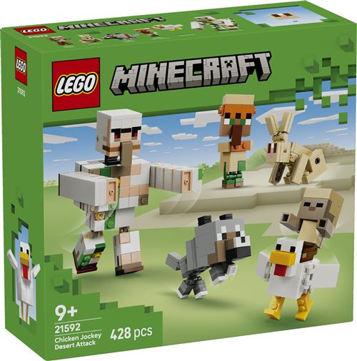 LEGO Minecraft L’attaque du désert du Poulet chevauché 21592