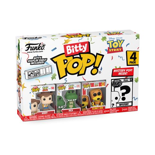 Funko Pack 4 Figurines Bitty Pop Toy Story Woody