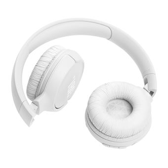 Casque audio sans fil Bluetooth JBL Tune 520BT Blanc