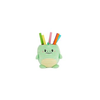 Pot à crayons Balvi Fluffy Dino Vert