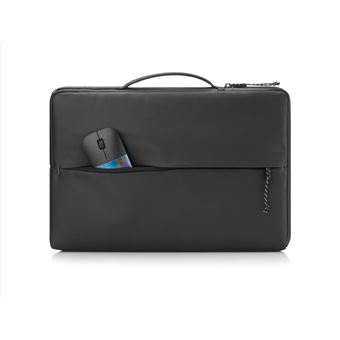 HP Housse Ordinateur Portable 15,6" Modulaire Et Imperméable – Poignées Cachées, Bretelles Amovibles, Compartiments Astucieux – Gris Robuste