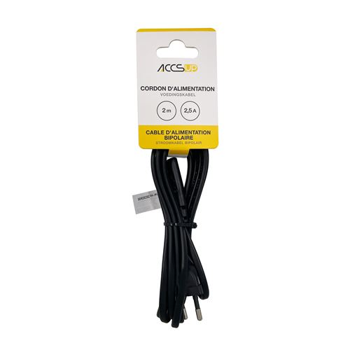 Cable D'alimentation Pour Ordinateur Portable Noir 2m Edm - - 23702Générique