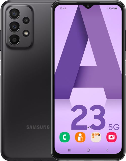 Smartphone Samsung Galaxy A23 6.6" 5G Double SIM 64 Go Noir