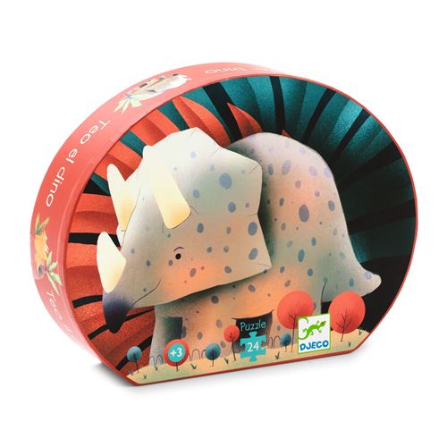 Djeco Puzzle Enfant Teo Le Dino 24 Pièces - Image 2