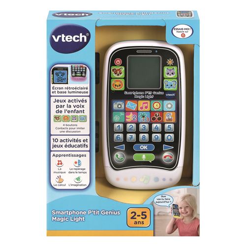 Jeu électronique Vtech Smartphone Petit Genius Magic light - Vtech