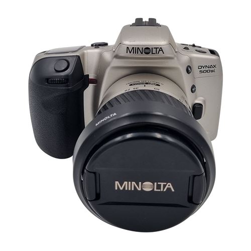 Appareil photo reflex Minolta Dynax 500si 28-80mm f3.5-5.6 AF Zoom Argent Reconditionné