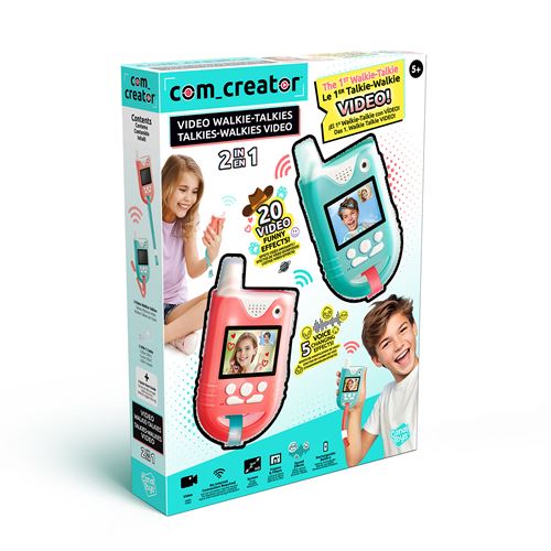 Pack de 2 Talkies Walkies Canal Toys Vidéo 2 en 1 - vue 2