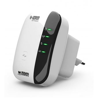 Répéteur WiFi Urban Factory N300 Blanc et Noir