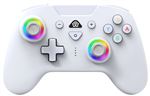 Manette sans fil Subsonic Led Controller Bluetooth pour Nintendo Switch Blanc