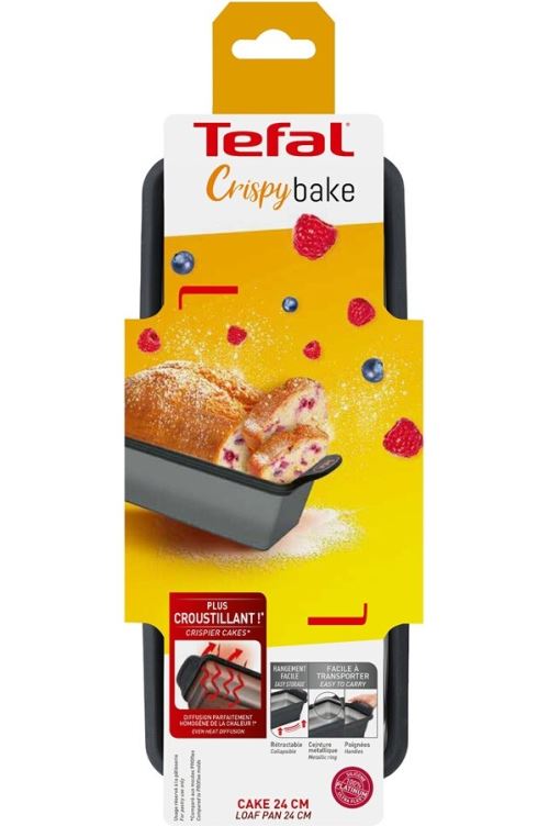 Moule à cake TEFAL 6 mini cakes CrispyBake CakeFactory