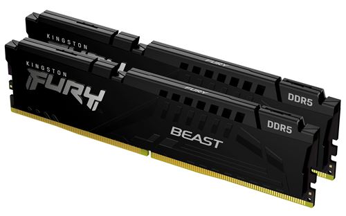 Barrette mémoire RAM Kingston FURY Beast 32 Go (Kit de 2 x 16 Go) DDR5 6000 MHz CL30