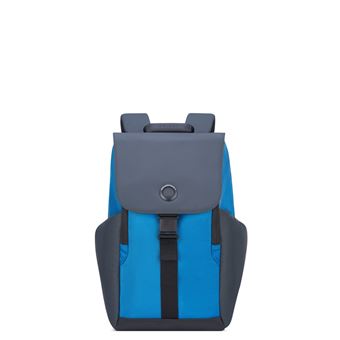 Sac à dos Delsey Securflap 1 compartiment PC 15" Bleu marine