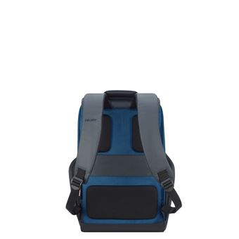 Sac à dos Delsey Securflap 1 compartiment PC 15" Bleu marine