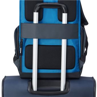 Sac à dos Delsey Securflap 1 compartiment PC 15" Bleu marine