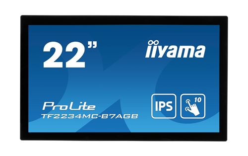 Iiyama Noir Prolite Tf2234mc-B7agb Écran Plat De Pc 54,6 Cm (21.5 ) 1920 X 1080 Pixels Full Hd Led Écran Tactile Multi-Utilisateur - Excellent État - Image 6