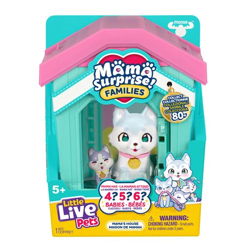 Peluches interactives Little Live Pets Maman et Bébés Mama Surprise Families Modèle aléatoire