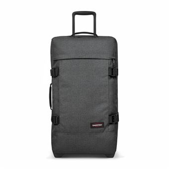 Valise cabine souple Eastpak Tranverz M 67 cm Noir et Gris