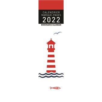 Calendrier Pictura 2022 Marque-Page Ambiance marine