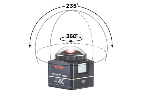 Action Cam Kodak Sp360 4K Aqua Pack