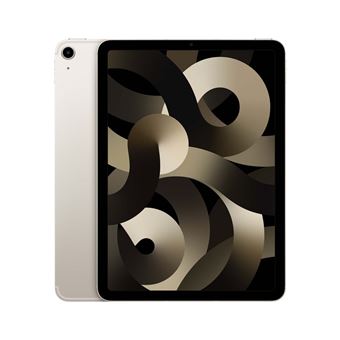 Apple iPad Air 10,9" Puce Apple M1 256 Go 5G 5ème génération 2022 Lumière stellaire