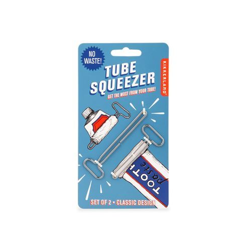 Tube de compression dentifrice Kikkerland Argent