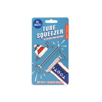 Tube de compression dentifrice Kikkerland Argent