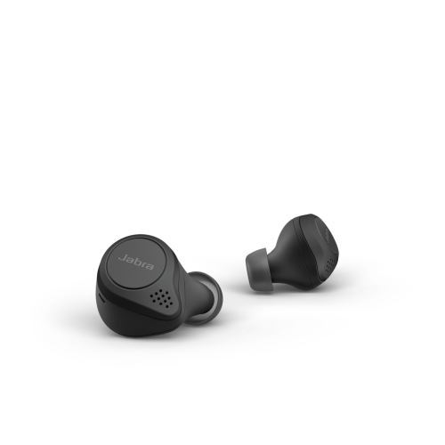 Jabra Elite 75t - Werkelijk draadloze koptelefoon met micro - inwendig - Bluetooth - ruisisolatie - zwart