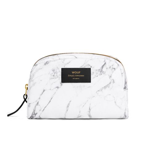 Trousse de toilette Wouf Marble Blanc