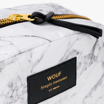 Trousse de toilette Wouf White Marble