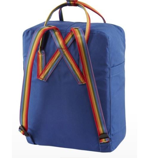 Sac a dos a bretelles arc en ciel Fjallraven Kanken 7 L Bleu Sac a dos Equipements de sport fnac