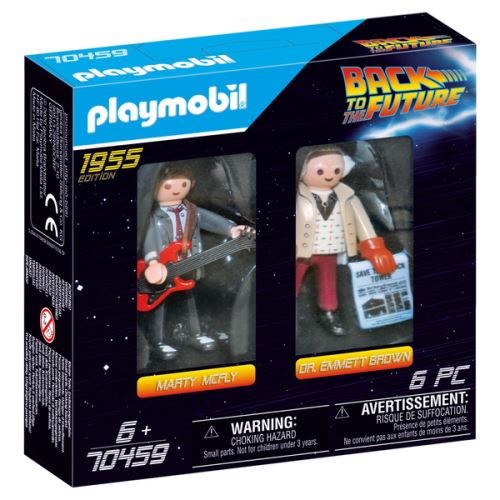 Playmobil Retour vers le Futur 70459 Marty McFly et Docteur Emmett Brown