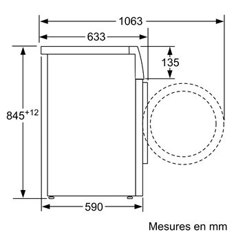 WAN2825SFR - Serie 4, Lave-linge front, 8 kg, 1400 trs/min