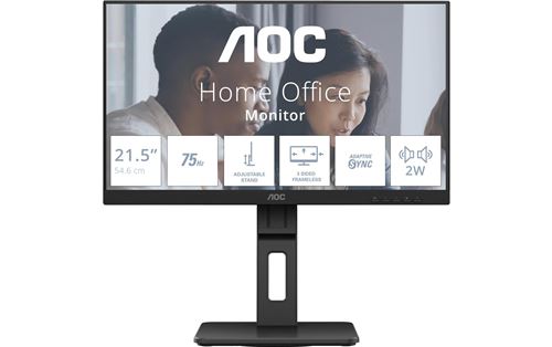 AOC E2 22E2UMF 21.5" LED Full HD 4 ms Noir - Image 4