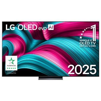 OLED83C5 OLED evo Noir Profond et booster de luminosite 120Hz 4K 210cm IA 2025