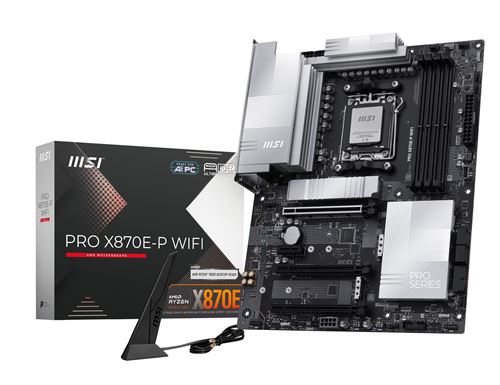 MSI PRO X870E P WIFI carte mère AMD X870E Emplacement AM5 ATX Neuf - vue 5