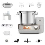 Robot cuiseur connecté Kenwood CookEasy+ Premium CCL50.B9CP 1500 W Blanc et Argent