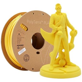 Filament d'impression 3D Polymaker PolyTerra PLA Yellow Jaune