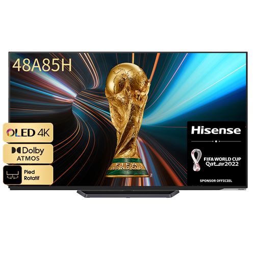 TV OLED Hisense 48A85H 122 cm 4K UHD Smart Tv Noir - OLED TV. 